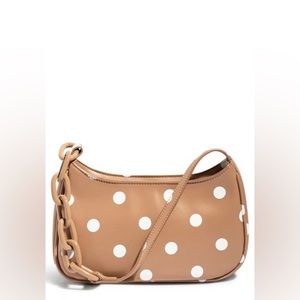 House of want tan color polka dot shoulder‎ bag